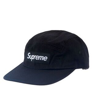 Supreme Washed Chino Twill Camp
Cap 
Black
Brand New